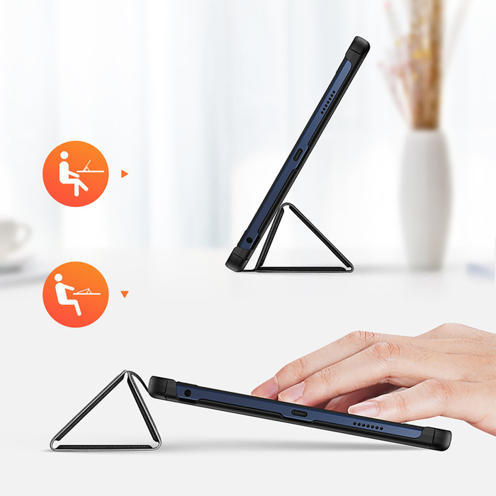 Etui z funkcją smart sleep Dux Ducis Domo do tabletu Lenovo Tab M10 10.6'' - czarne