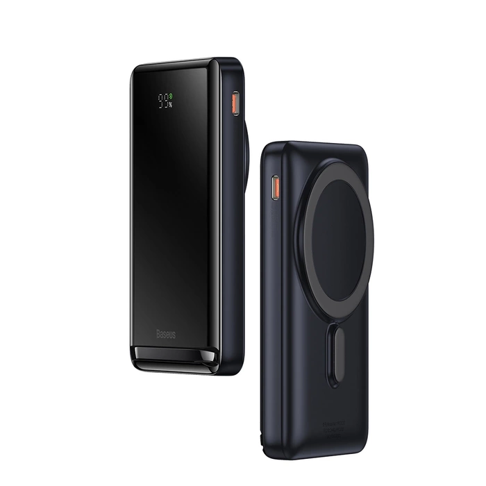 Powerbank Baseus Magnetic Bracket 10000mAh 20W z MagSafe Niebieski z Kablem USB-C 0.5m
