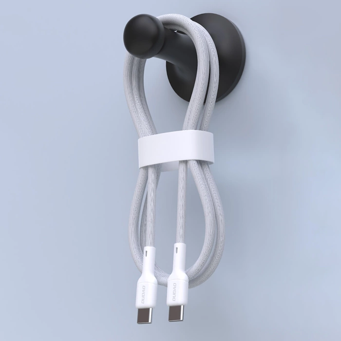 Kabel Dudao L9C 65W USB-C - USB-C 1m - biały