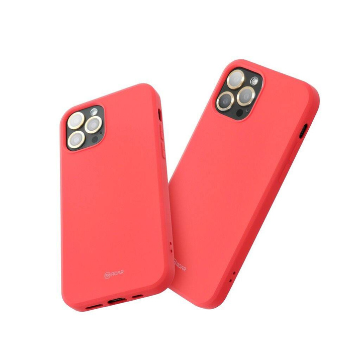 Futerał Roar Colorful Jelly Case - do iPhone 12 / 12 Pro Brzoskwiniowy