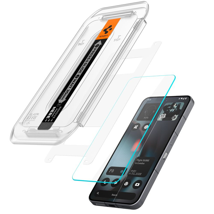 SZKŁO HARTOWANE SPIGEN NOTHING PHONE 3 GLAS.TR ”EZ FIT” 2-PACK CLEAR