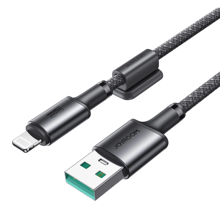 Kabel Joyroom S-A50 Unlimited Series 3A USB-A - Lightning z organizerem magnetycznym 1,2m - szary