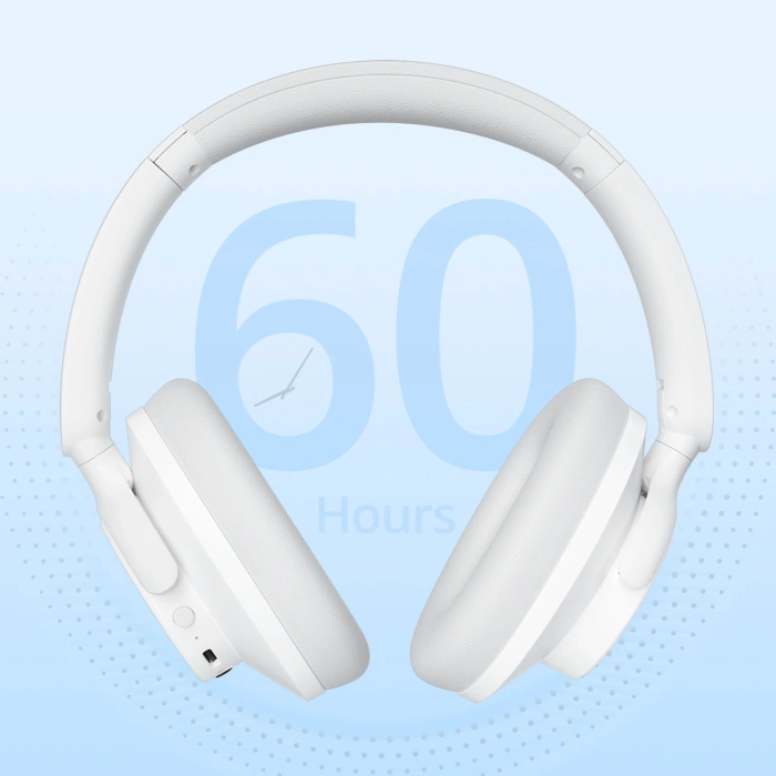 Słuchawki bezprzewodowe Tronsmart Sounfii Q20 ANC nauszne Bluetooth 5.3 - białe