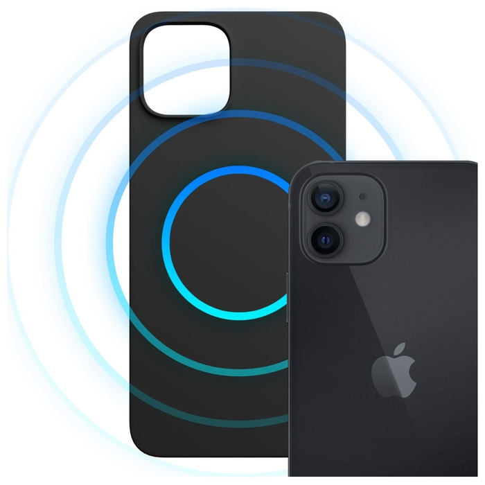 Etui 3MK Hardy MagSilicone do Apple      iPhone 12 czarny