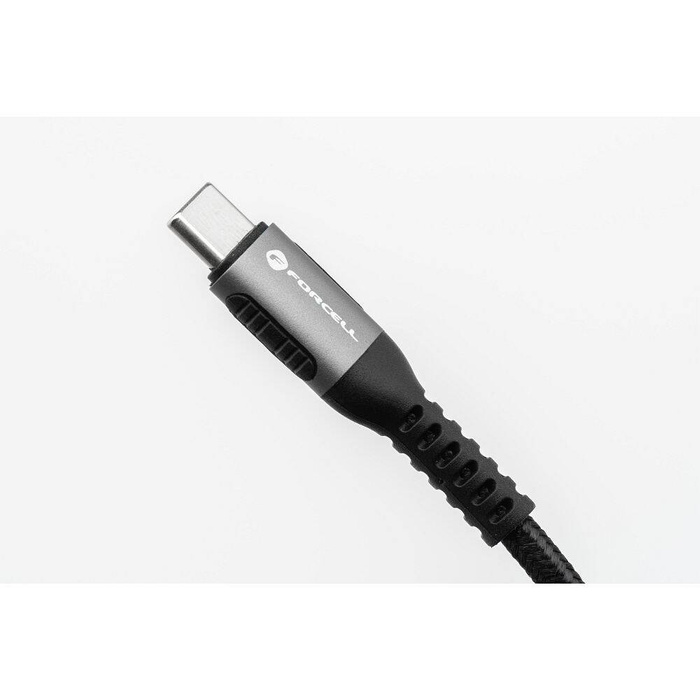 Kabel USB C do Lightning Forcell F-Energy PD 3A 27W Cafule 1,2 m C259 czarny