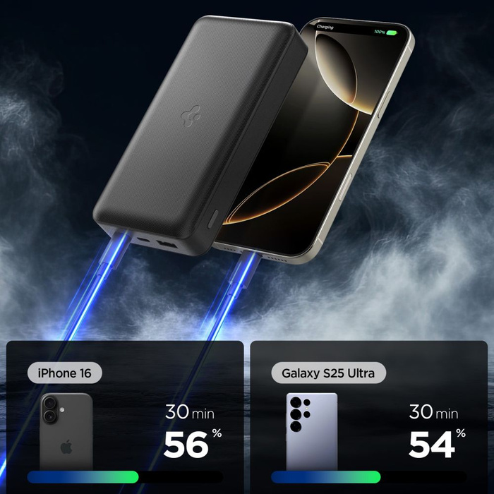 POWERBANK SPIGEN EA3020 POWER BANK 20000 MAH 30W BLACK