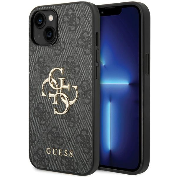 Etui Guess GUHCP15M4GMGGR iPhone 15 Plus 6.7" szary/grey hardcase 4G Big Metal Logo Case