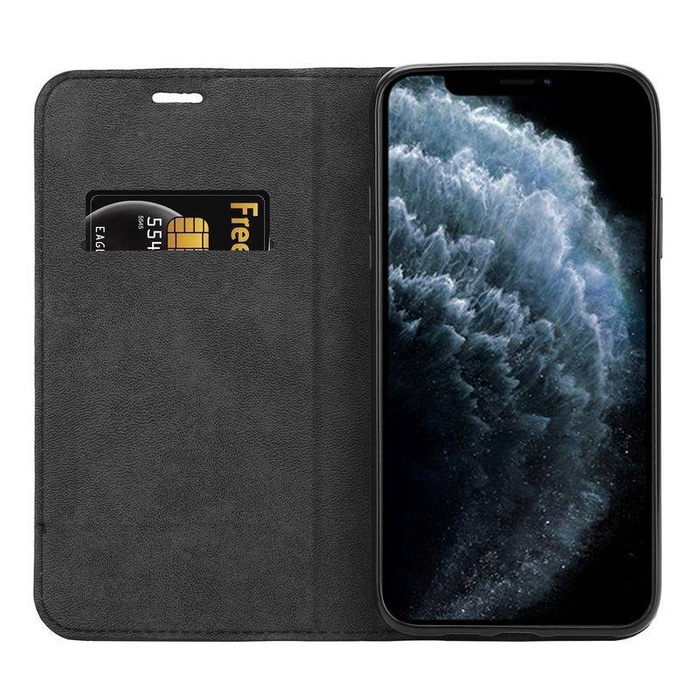 Etui Crong Folio Case iPhone 11 Pro z klapką na magnes czarny