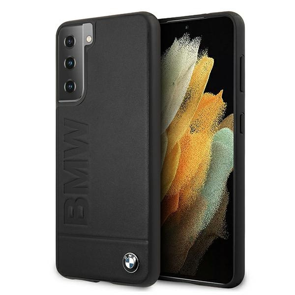 Etui BMW Samsung Galaxy S21 Plus Signature Logo Imprint BMHCS21MSLLBK Czarny Hardcase