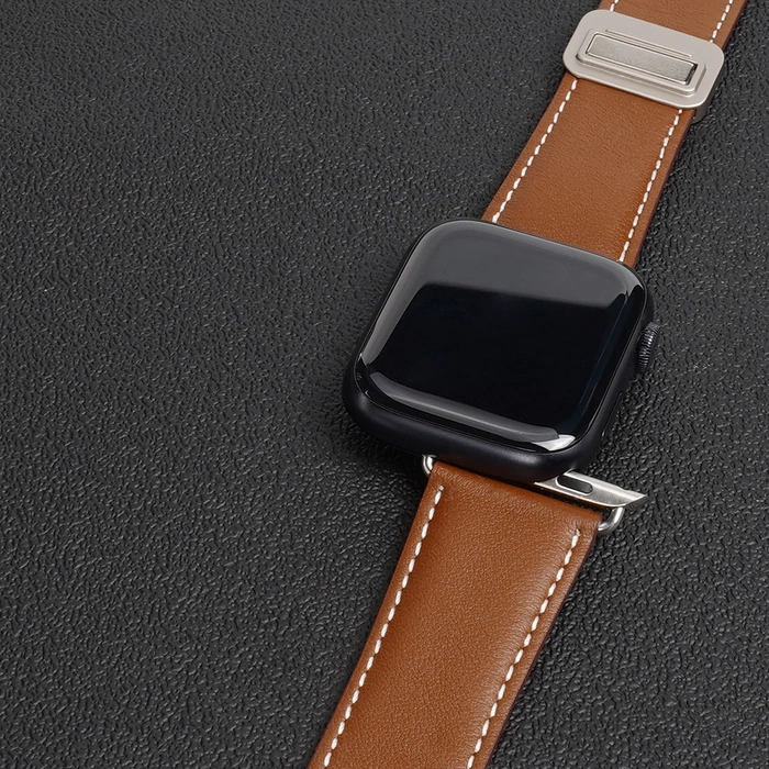 Pasek Dux Ducis Ya na Apple Watch 42 / 44 / 45 / 49 mm - brązowy
