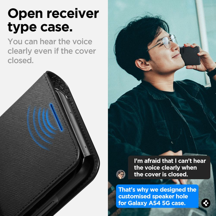 Etui SPIGEN Wallet ”s” Plus Galaxy A54 5G Black