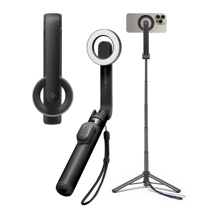 SELFIE STICK SPIGEN S571W MAGSAFE BLUETOOTH STATYW CZARNY