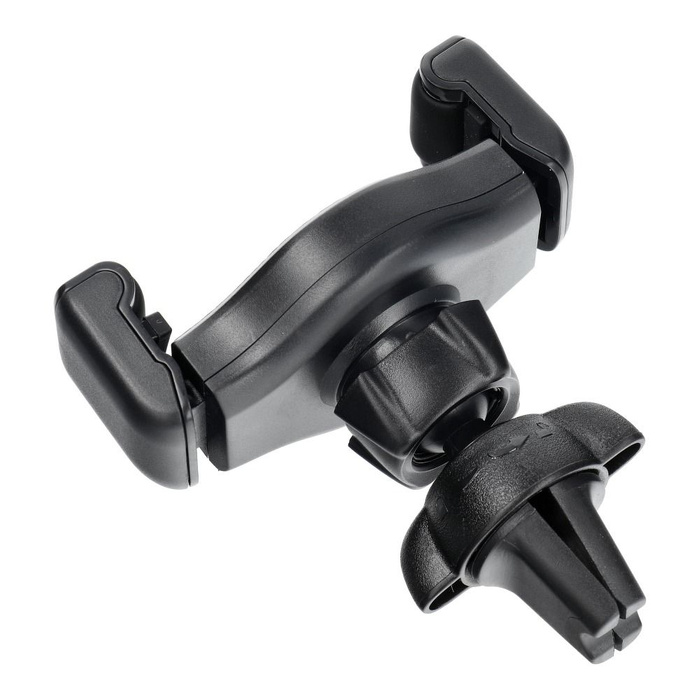 Uchwyt na telefon do samochodu uniwersalny Forcell F-Grip Carbon H-CF509 do kratki czarny