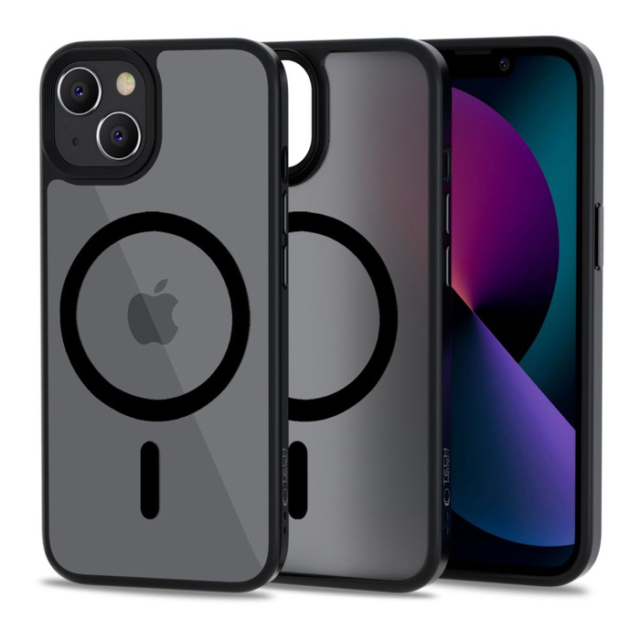 Etui TECH-PROTECT iPhone 13 Magmat Magsafe Matte Black Case