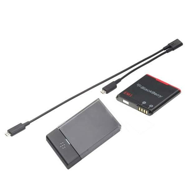 Bateria + Ładowarka Bundle BLACKBERRY 9350 9360 9370 Curve EM-1 Oryginalna 1000mAh Nowa