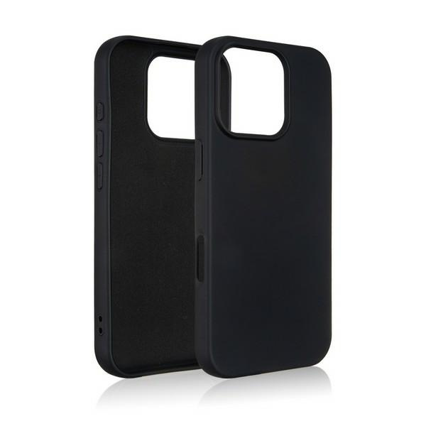 Beline Etui Silicone iPhone 16 Pro 6.3"  czarny/black