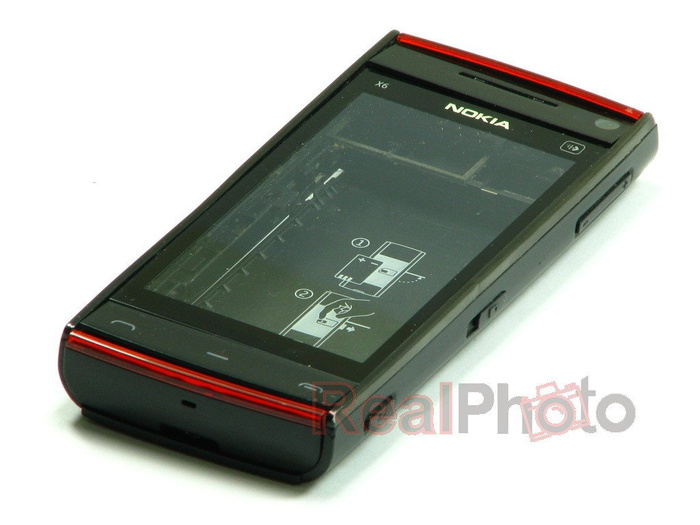 NOKIA X6 Obudowa Komplet Dotyk Grade C Oryginalna