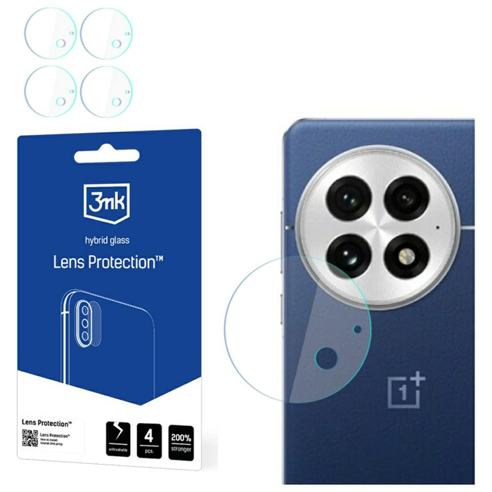 Ochrona na obiektyw aparatu 3MK Lens      Protect do OnePlus 13 4szt