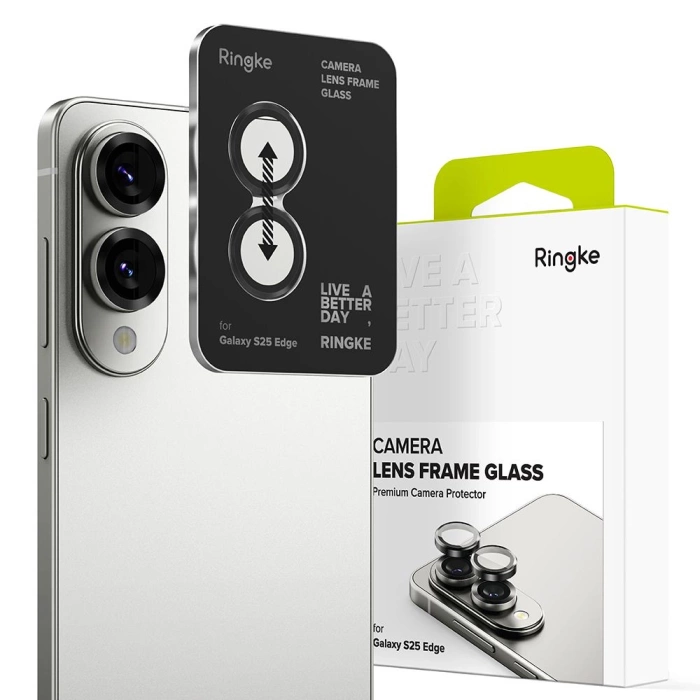 OSŁONA APARATU RINGKE CAMERA FRAME PROTECTOR GALAXY S25 EDGE BLACK