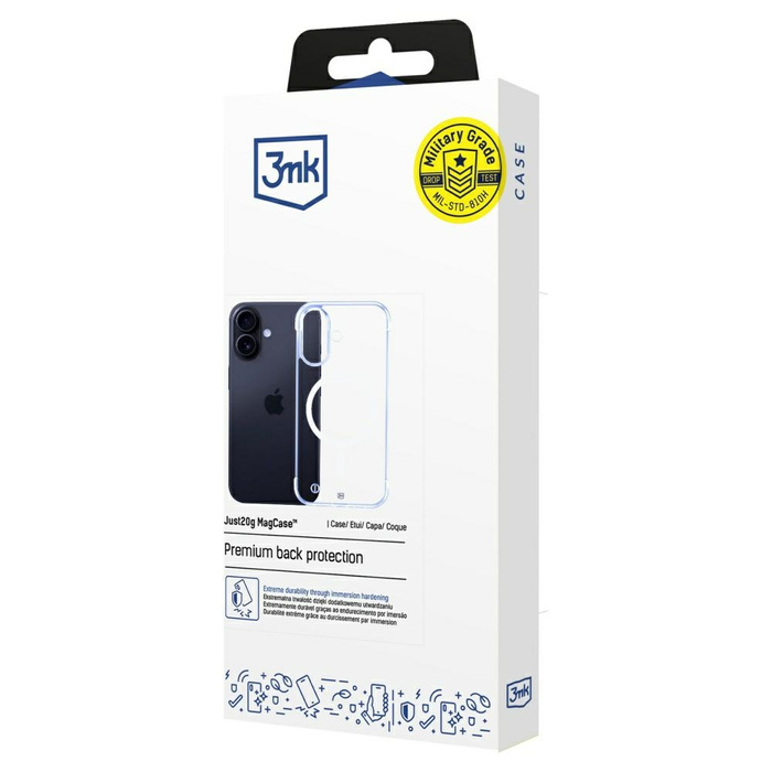 Etui 3MK Just20g MagCase do iPhone 16  Plus