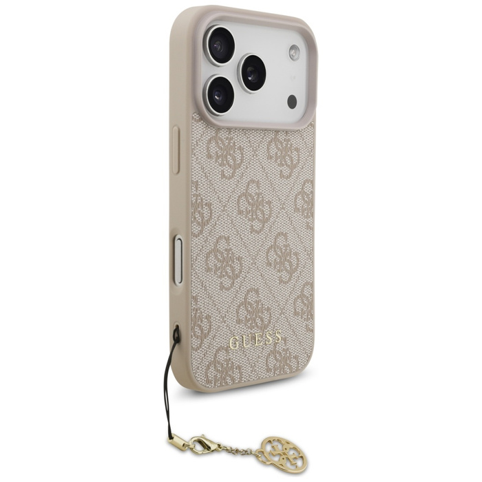 Etui Guess 4G Charms Collection MagSafe  do iPhone 17 Pro różowy