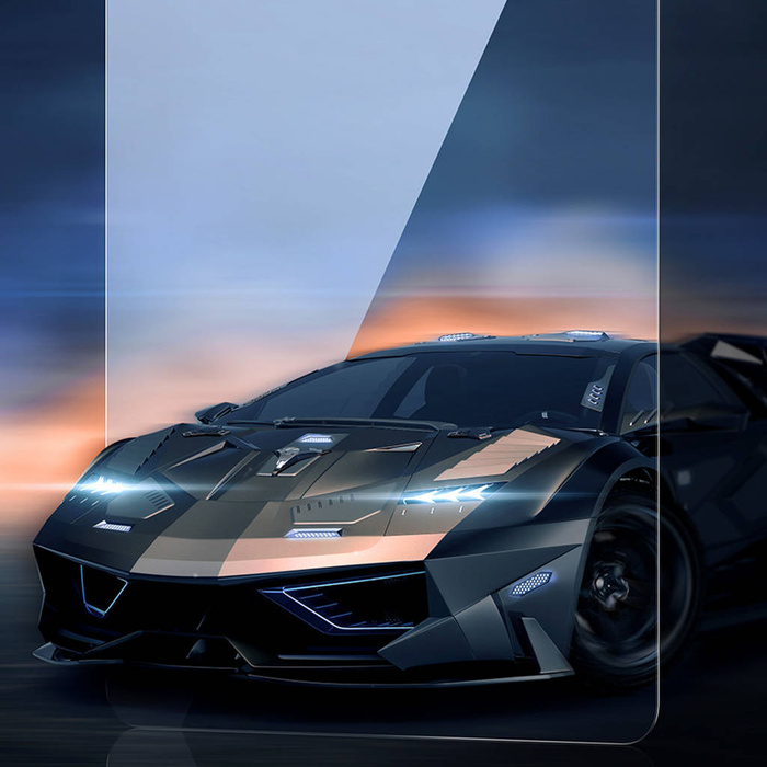 Baseus 2x Full-glass film 0,3mm folia do iPad Pro 12.9'' 2021 (5 gen.) / 2020 (4 gen.) / 2018 (3 gen.) z zestawem montażowym