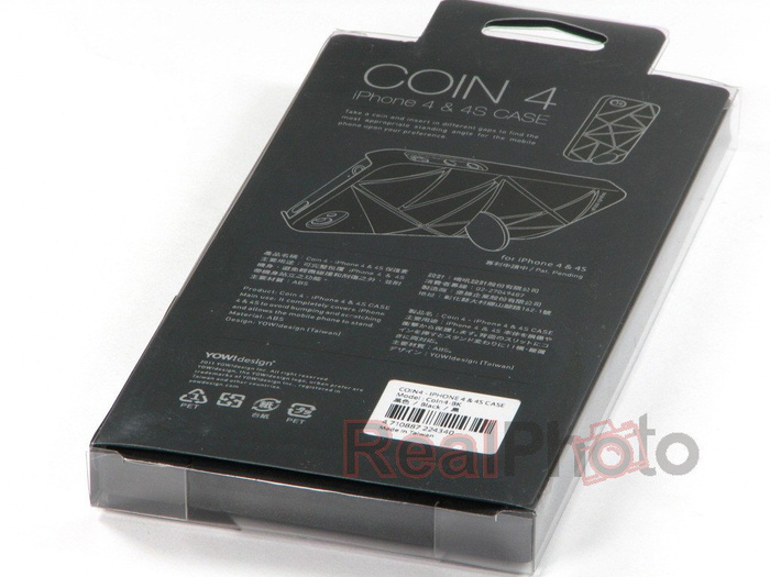 Etui Stand iPhone 4 4S URBAN PREFER Coin Czarne