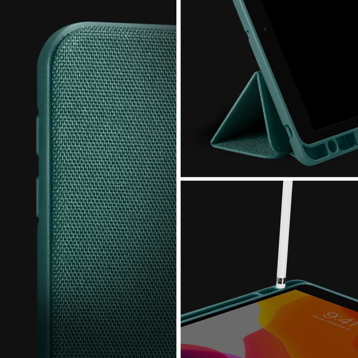 Etui SPIGEN iPad 7/8/9 10.2 2019/2020/2021 Urban Fit Midnight Green Zielone Case