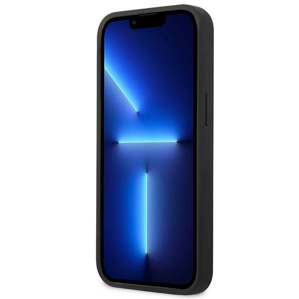 Etui MERCEDES Apple iPhone 13 Mini Leather Stars Pattern Czarny Hardcase