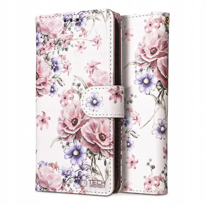 TECH-PROTECT WALLET XIAOMI REDMI 14C / POCO C75 BLOSSOM FLOWER