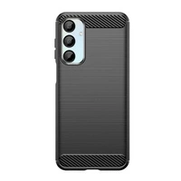 Etui silikonowe Carbon Case do Samsung Galaxy A16 / A16 5G - czarne