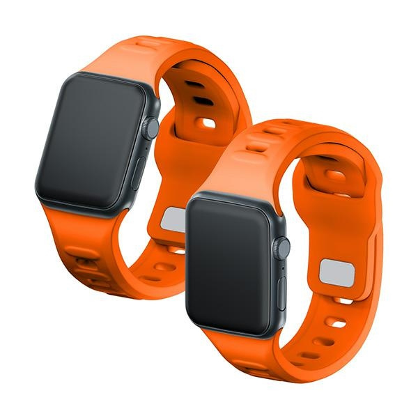 3MK Silicone Watch Strap pomarańczowy/ orange dla Apple Watch 38/40/41mm