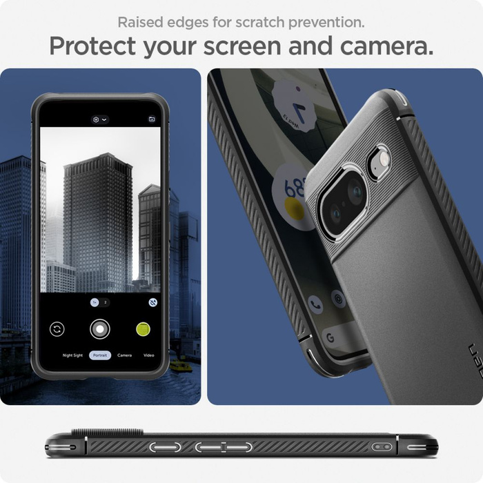 Etui Spigen Rugged Armor Google Pixel 8 Matte Black Case