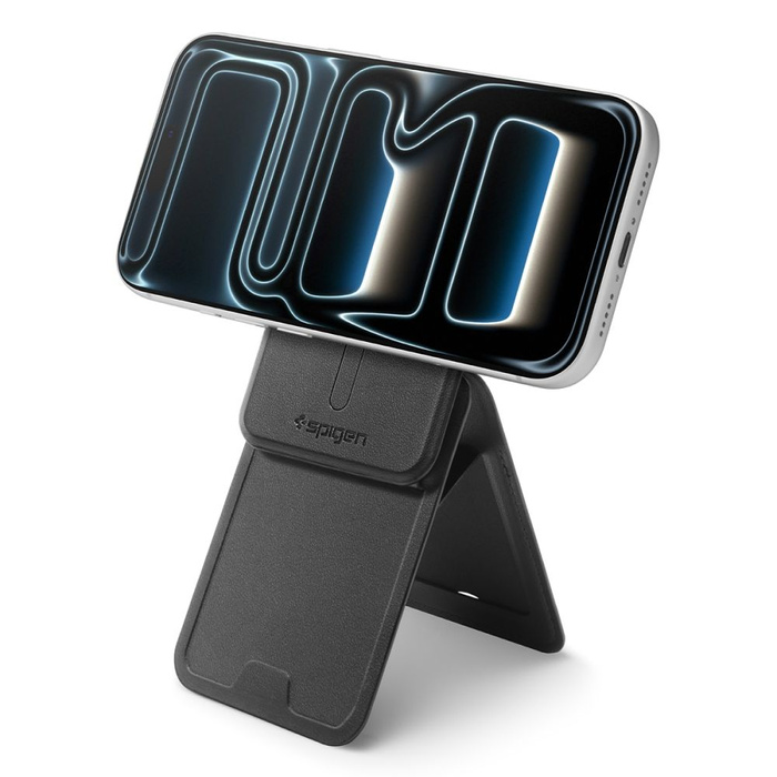 PORTFEL MAGSAFE SPIGEN S314-3 SLIM FOLD UNIWERSALNY CARD HOLDER CZARNY