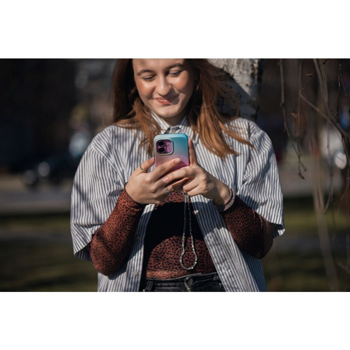 Etui na iPhone 16 Forcell F-Protect Mirage zgodny z MagSafe Military Drop-Test pinky blue