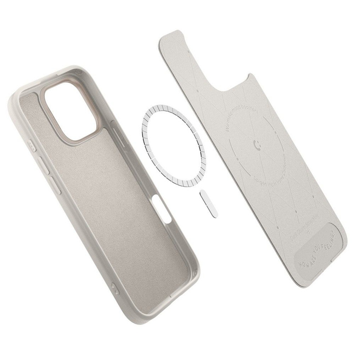 ETUI SPIGEN CYRILL KAJUK MAG MAGSAFE IPHONE 16 PRO MAX CREAM