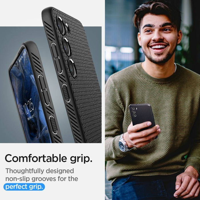 Etui Spigen Liquid Air Galaxy S23 Matte Black Case