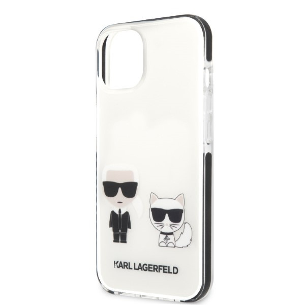 Etui Karl Lagerfeld Klhcp13stpekcw iPhone 13 Mini 5,4" Hardcase Biały/white Karl&choupette Case