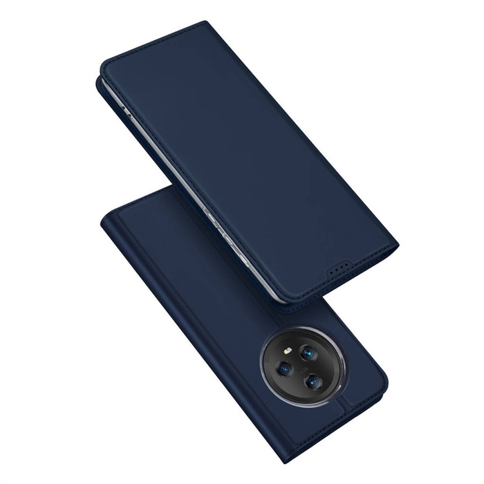 Etui Dux Ducis Skin Pro etui do Honor Magic5 pokrowiec z klapką portfel na kartę podstawka niebieskie Case
