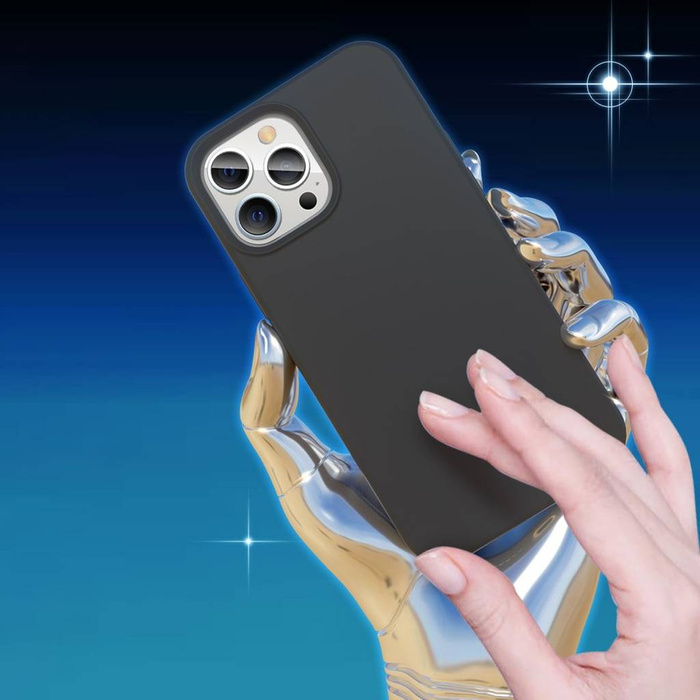 Kingxbar PQY Silicone Series magnetyczne etui do iPhone 13 Pro Max silikonowa obudowa pokrowiec niebieski (kompatybilne z MagSafe)