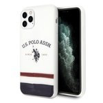 Etui US POLO Apple iPhone 11 Pro Tricolor Pattern Collection Biały Case