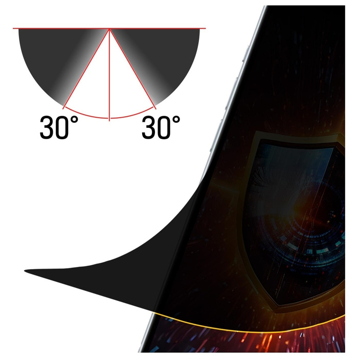 Folia prywatyzująca 3MK iPhone 17 Air Silky Matt Privacy