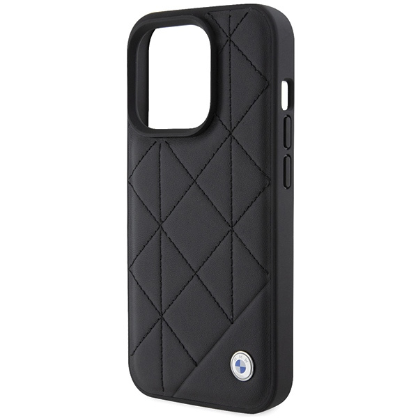 Etui Bmw Bmhcp15x22rqdk Iphone 15 Pro Max 6.7" Czarny/black Leather QuiltedCase