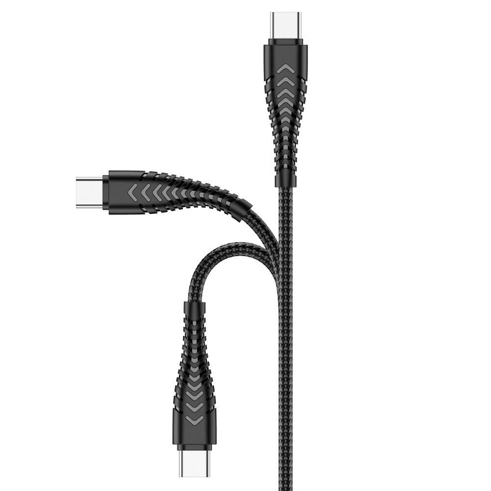 VEGER kabel USB A do Typ C 2,4A V104 1,2 m czarny