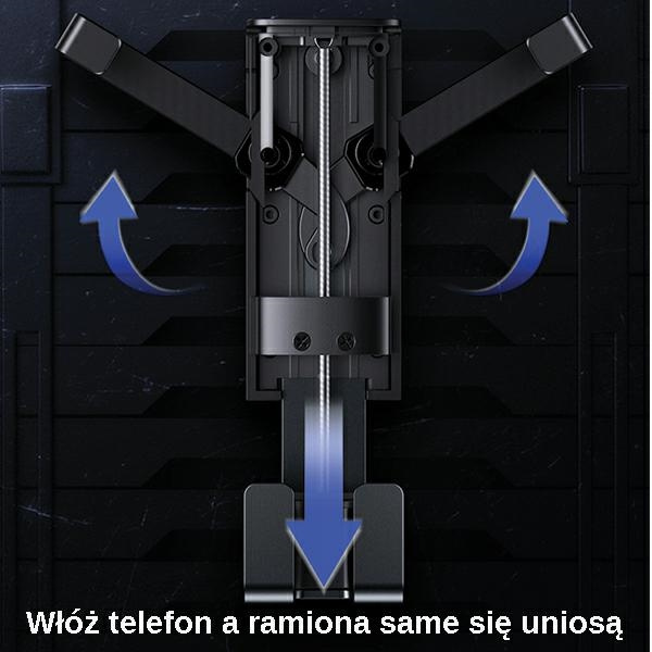 Uchwyt USAMS Do Kratki Wentylacyjnej Gravity ZJ058ZJ01 US-ZJ058 Czarny