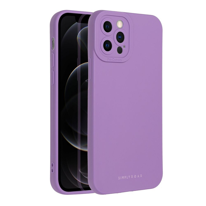 Futerał Roar Luna Case - do iPhone 12 Pro Fioletowy