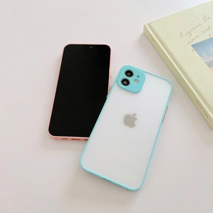 Milky Case silikonowe elastyczne półprzezroczyste etui do iPhone 12 Pro Max różowy