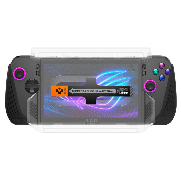 SZKŁO HARTOWANE SPIGEN ASUS ROG ALLY X GLAS.TR ”EZ FIT” 2-PACK CLEAR