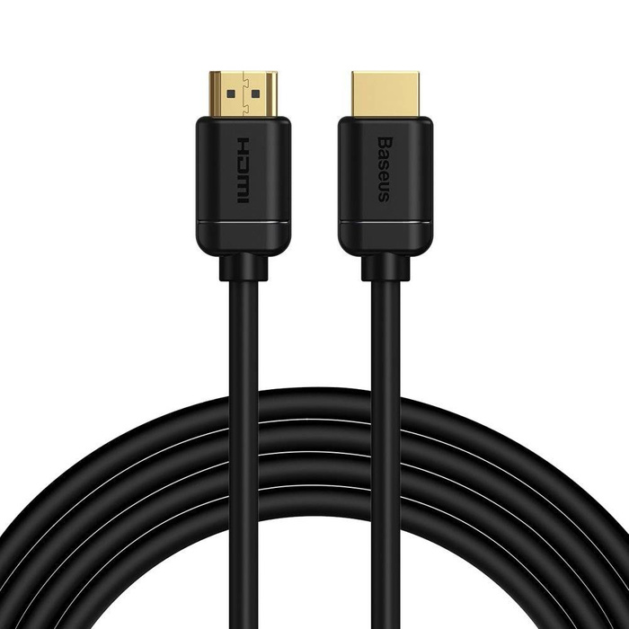 Baseus kabel przewód HDMI 2.0 4K 60 Hz 3D HDR 18 Gbps 3m czarny (CAKGQ-C01)