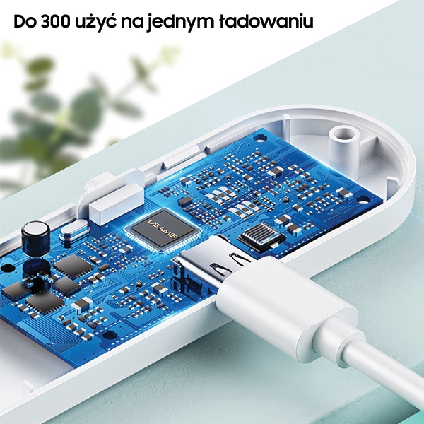 Lampa Dezynfekująca USAMS Mini UV-C Ręczna Biały